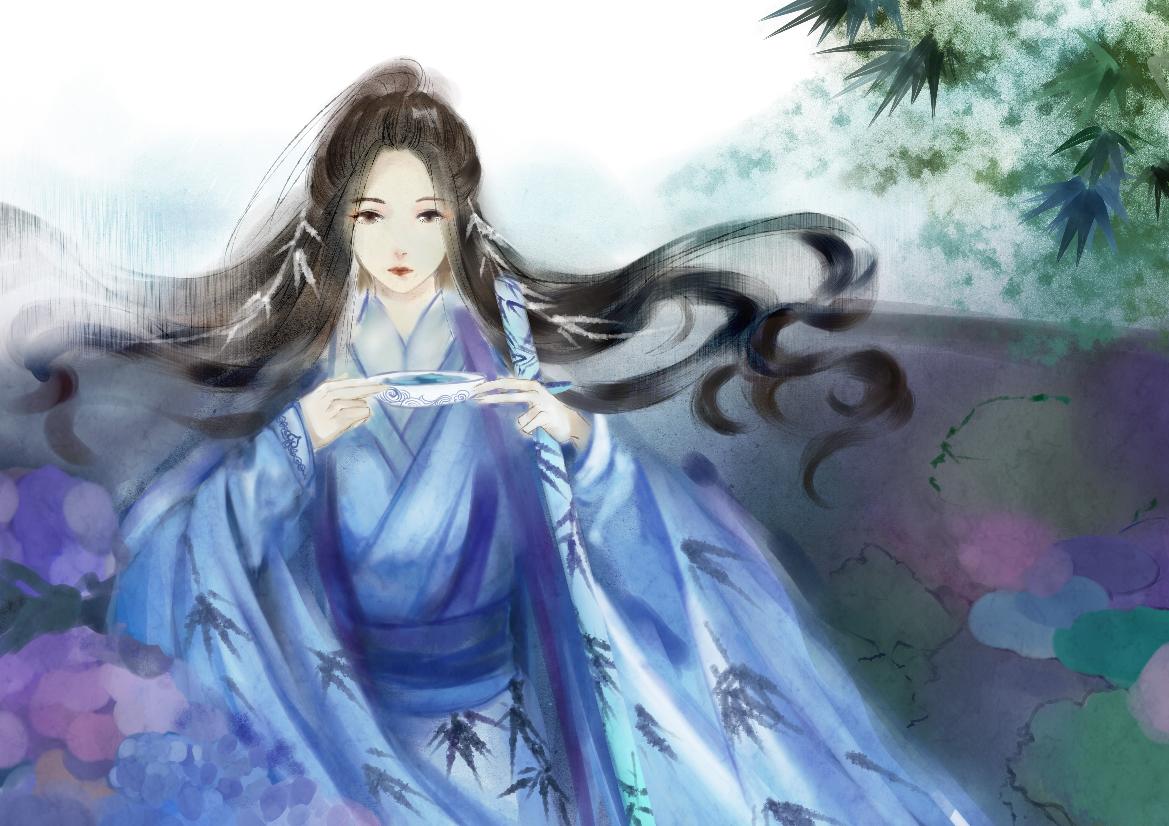 【自在门】【手绘】把酒问青天(°ー°〃)